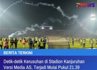 Detik-detik Kerusuhan di Stadion Kanjuruhan Versi Media AS, Terjadi Mulai Pukul 21.39 kanjuruhan