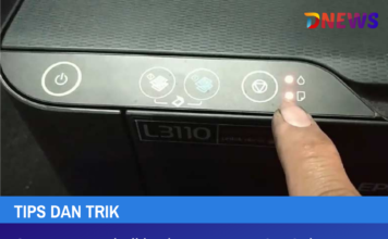 Cara Memperbaiki Printer Epson L3110 dengan Lampu Berkedip Bersamaan