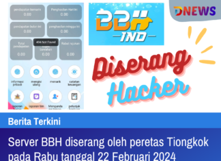 Server BBH diserang oleh peretas Tiongkok pada Rabu tanggal 22 Februari 2024 BBH diserang Hacker - Dhidie News