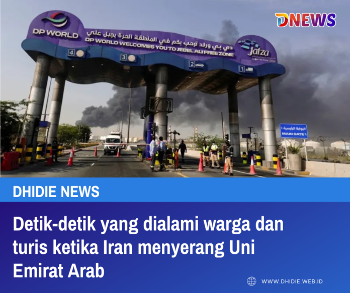 Detik-detik yang dialami warga dan pelancong ketika Iran menyerang Uni Emirat Arab